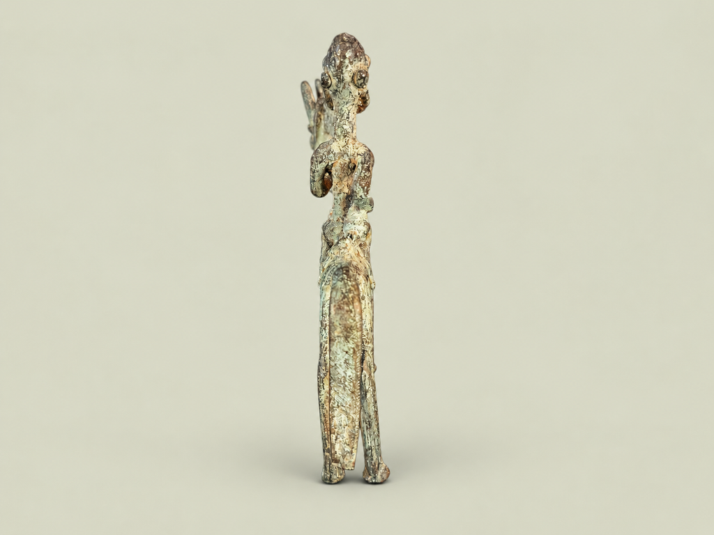 Small Dogon Horse Rider – African Bronze – Handmade in Mali