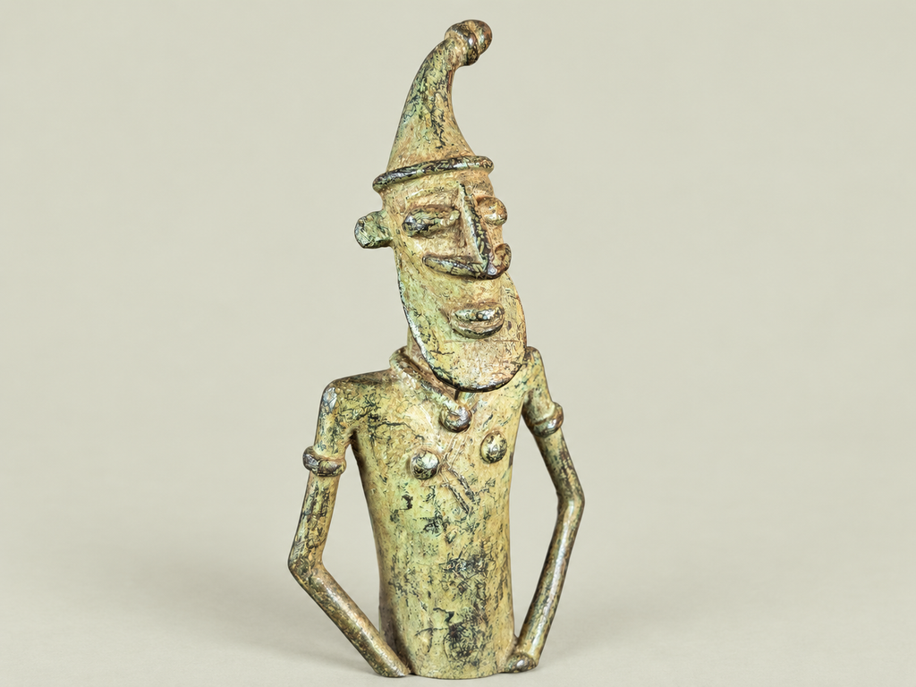 Dogon Standing Male Figure – African Bronze – Handmade in Mali