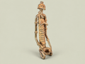 Dogon Woman with Cup – African Bronze – Handmade in Mali