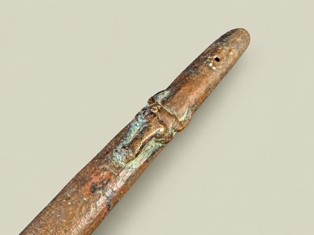 Dogon Ceremonial Spoon – African Bronze – Handmade in Mali
