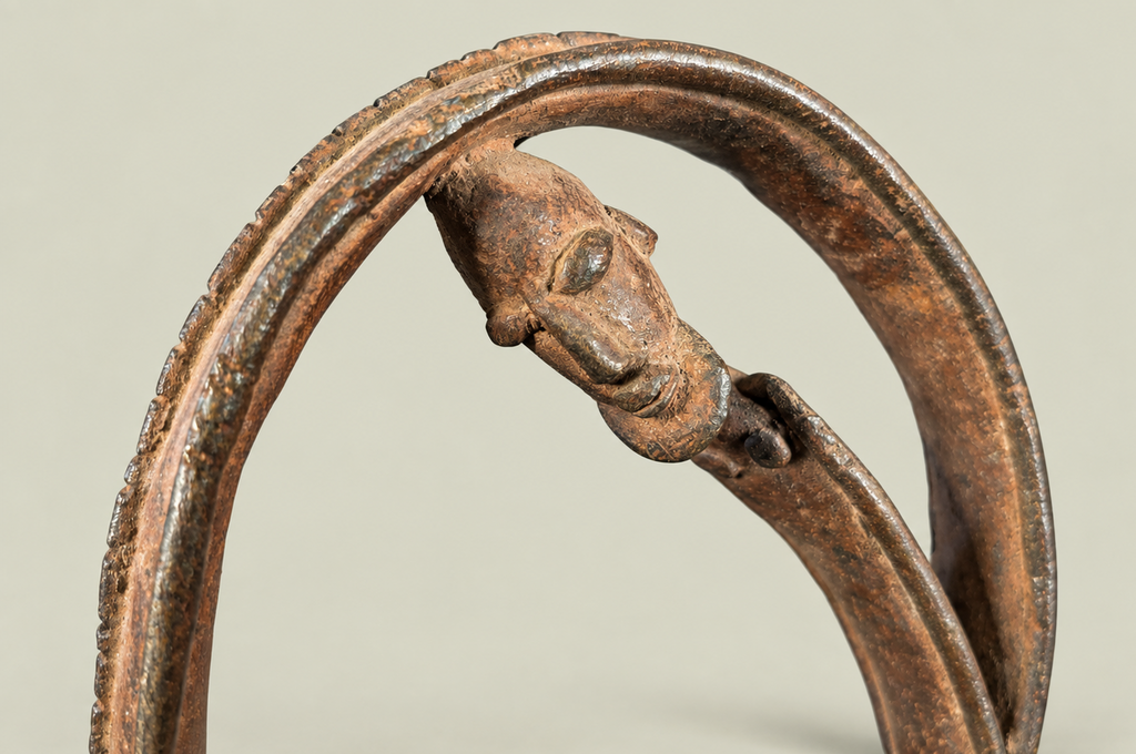 Circle of Life Dogon Symbol – African Bronze – Handmade in Mali