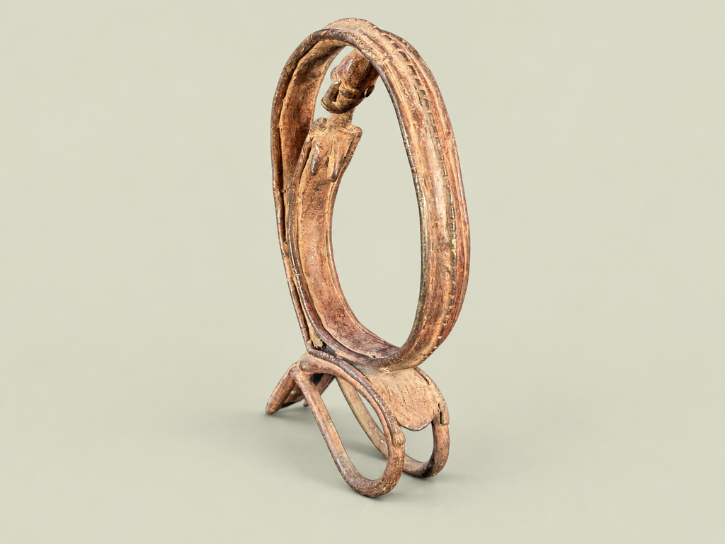 Dogon Circle of Life Sculpture – African Bronze – Handmade in Mali