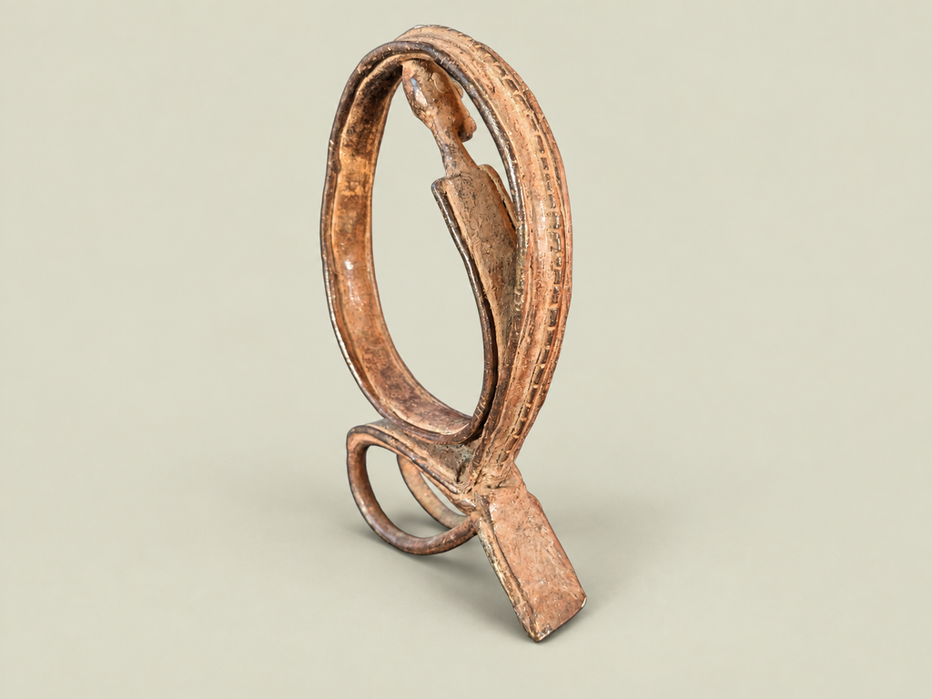 Dogon Circle of Life Sculpture – African Bronze – Handmade in Mali