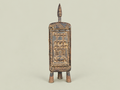 Dogon Pharmacopoeia Box with Carved Figures – Hand-Carved Wood – Handmade in Mali